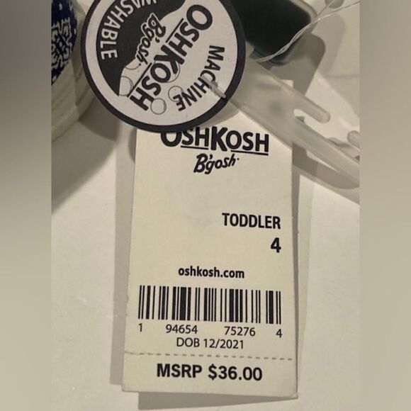 NWT Paisley Floral Toddler Slip-On Loafers Slippers Shoes by OshKosh B’gosh - Picture 4 of 8